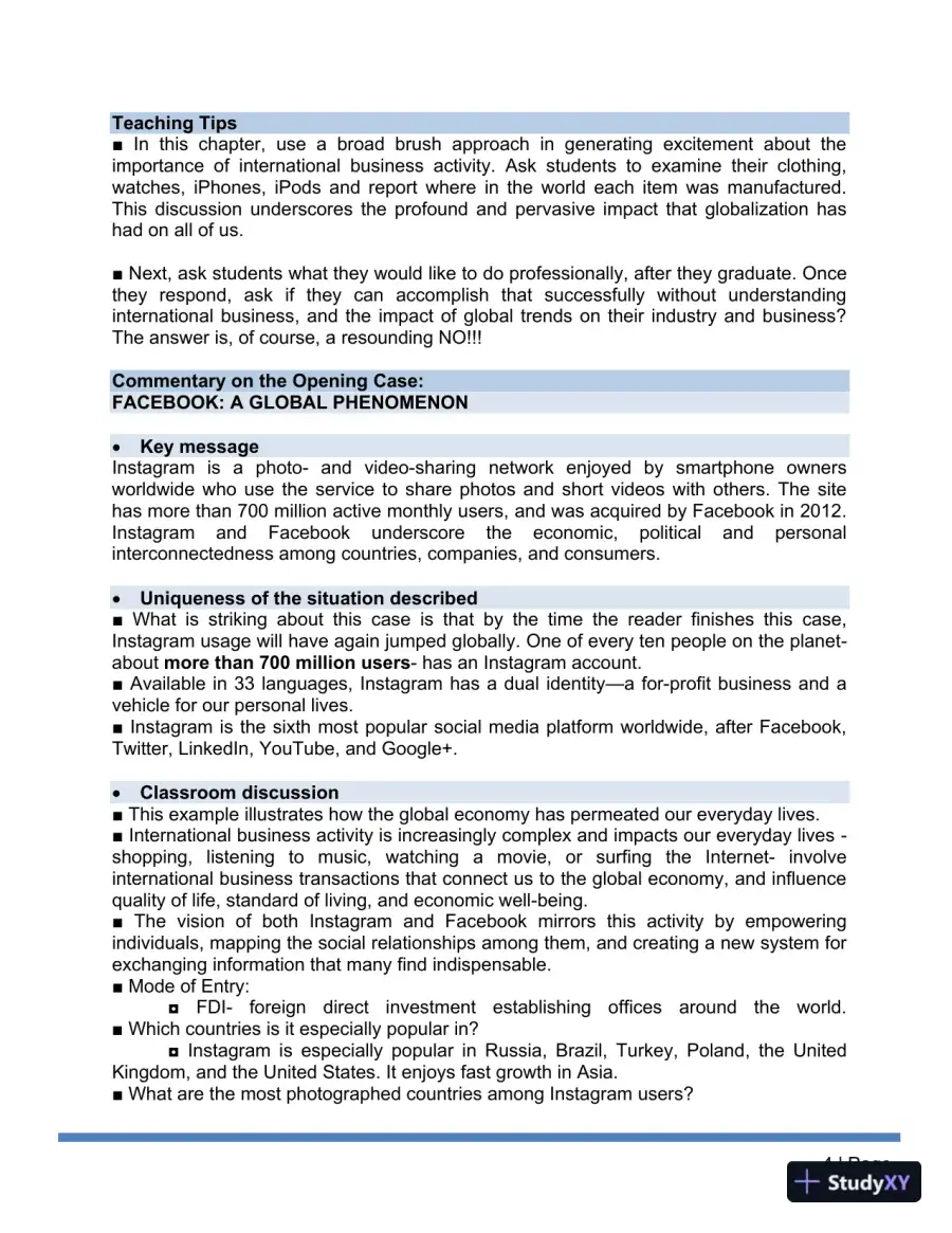 Solution Manual for International Business The New Realities, 5th Edition, page 6