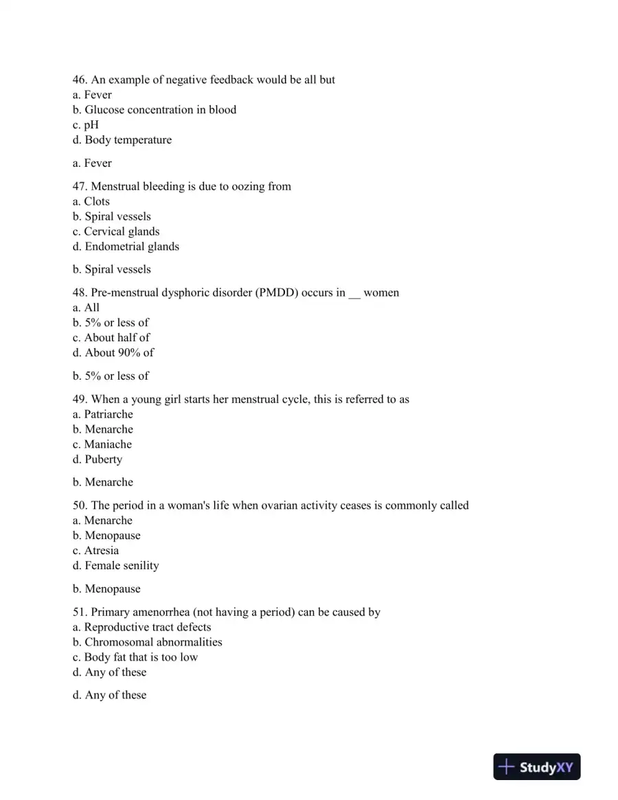 2023-2024 BIO252 Prenatal Final Exam With Answers (203 Solved Questions), page 10