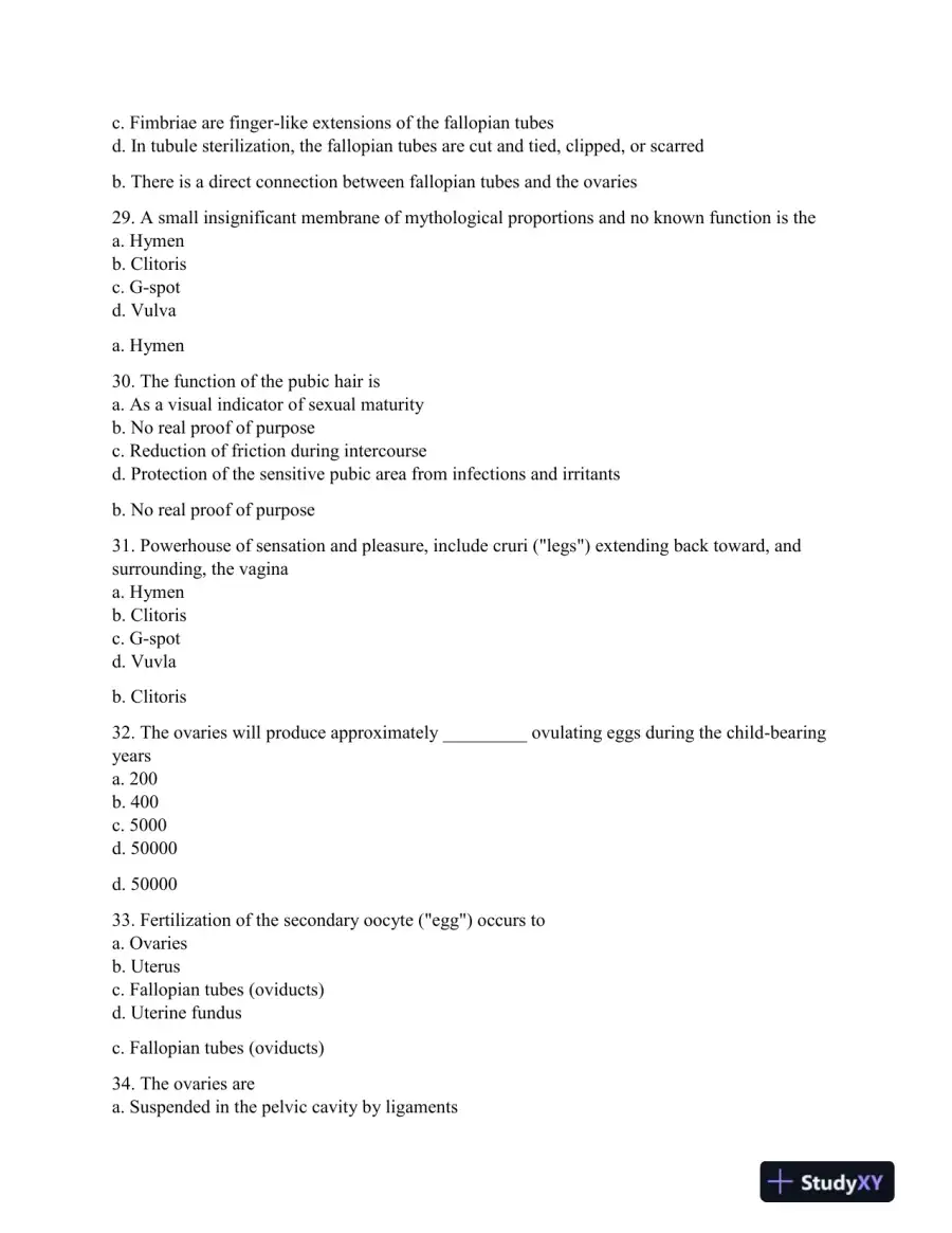 2023-2024 BIO252 Prenatal Final Exam With Answers (203 Solved Questions), page 7