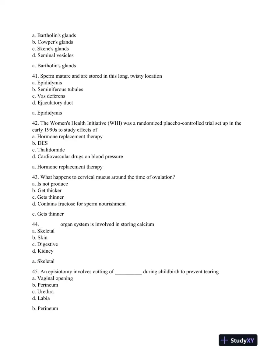 2023-2024 BIO252 Prenatal Final Exam With Answers (203 Solved Questions), page 9