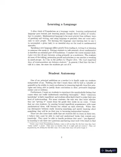 Revision Notes for Chapter Zero: Fundamental Notions of Abstract Mathematics, 2nd Edition - Page 10 preview image