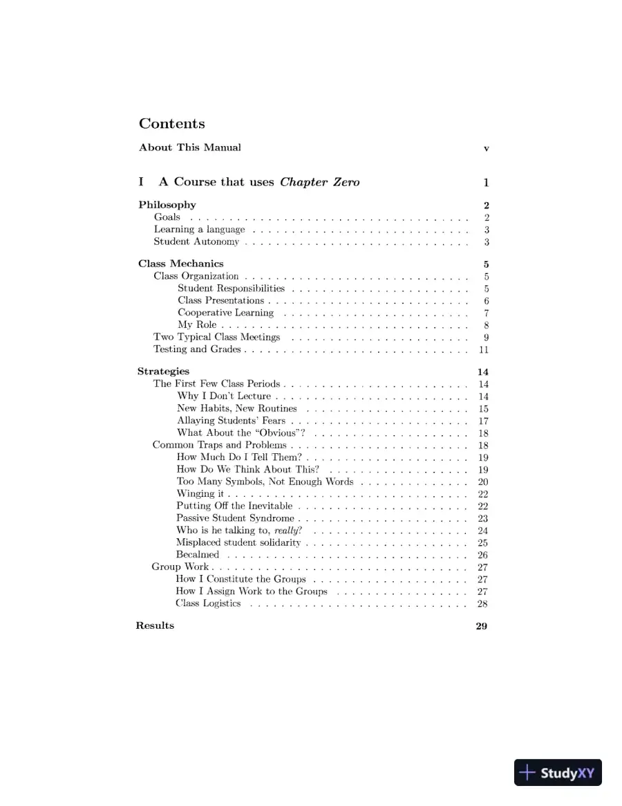Revision Notes for Chapter Zero: Fundamental Notions of Abstract Mathematics, 2nd Edition, page 3
