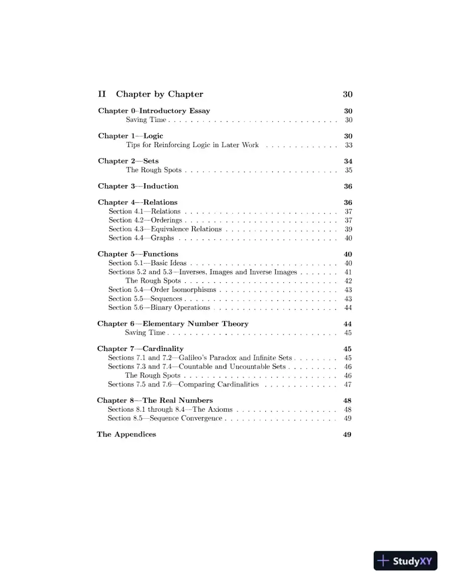 Revision Notes for Chapter Zero: Fundamental Notions of Abstract Mathematics, 2nd Edition, page 4