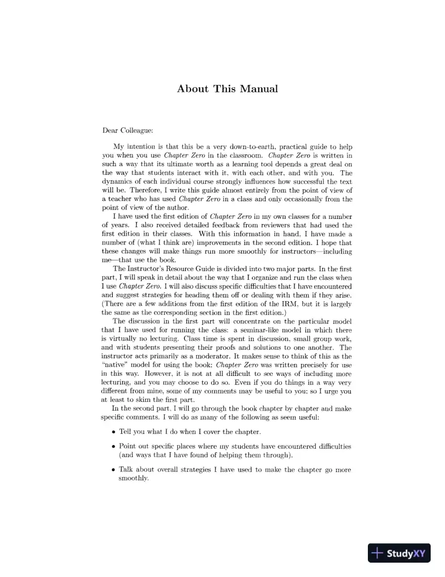 Revision Notes for Chapter Zero: Fundamental Notions of Abstract Mathematics, 2nd Edition, page 6