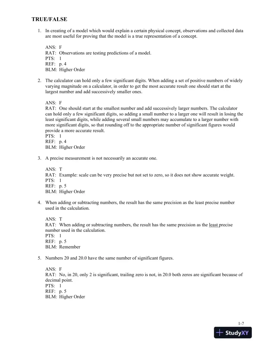 Physics For The Life Sciences , 2nd UK Ed. Edition Test Bank, page 15