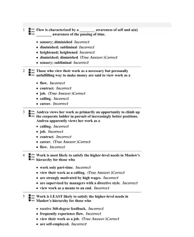 Test Bank For Myers' Psychology for AP, 1st Edition - Page 1 preview image