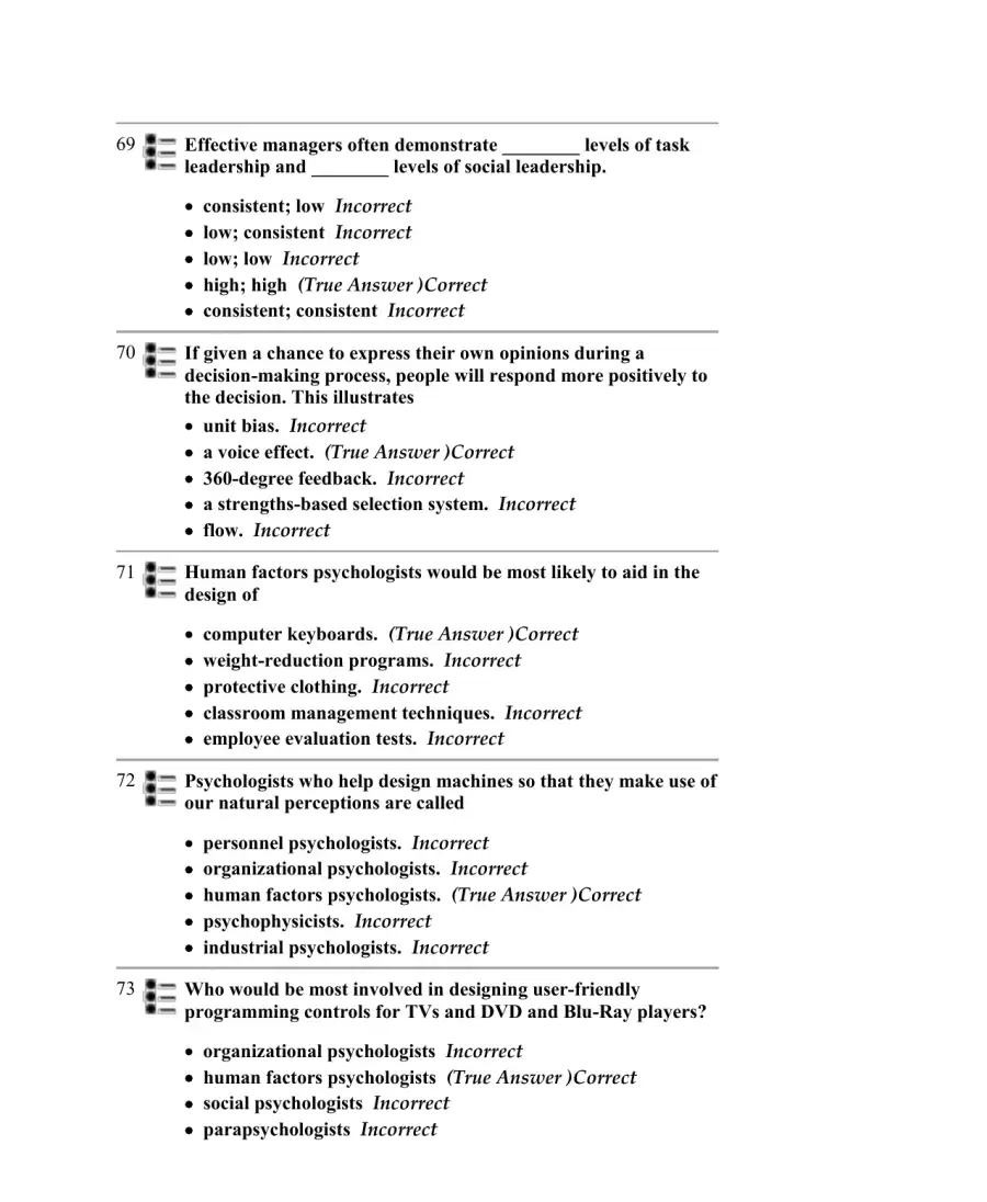 Test Bank For Myers' Psychology for AP, 1st Edition, page 18