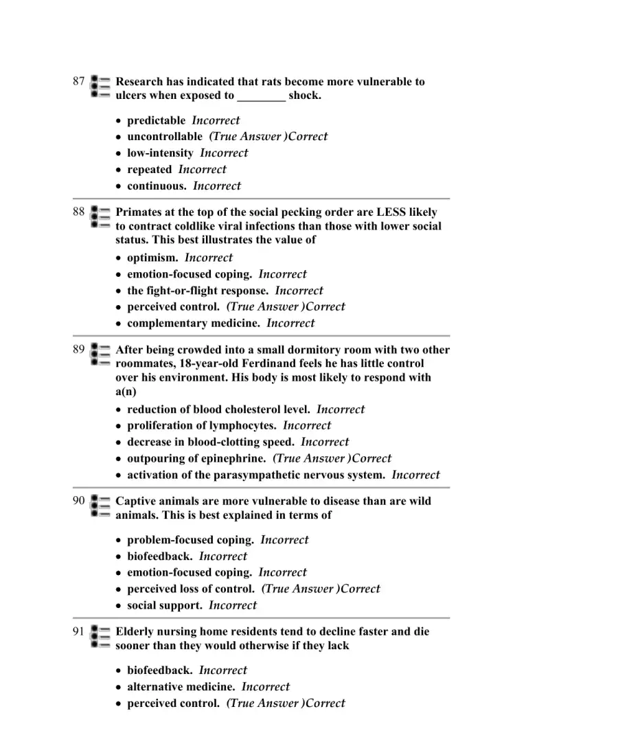 Test Bank For Myers' Psychology for AP, 1st Edition, page 22