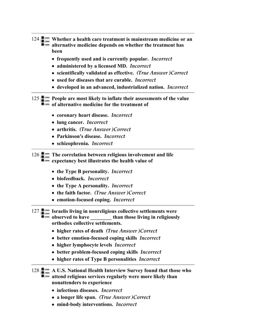 Test Bank For Myers' Psychology for AP, 1st Edition, page 30