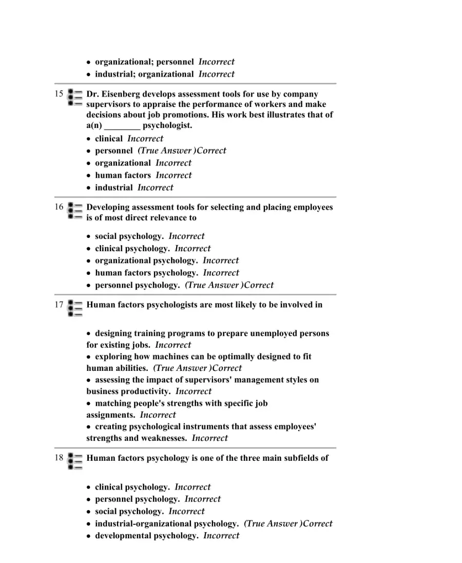 Test Bank For Myers' Psychology for AP, 1st Edition, page 5