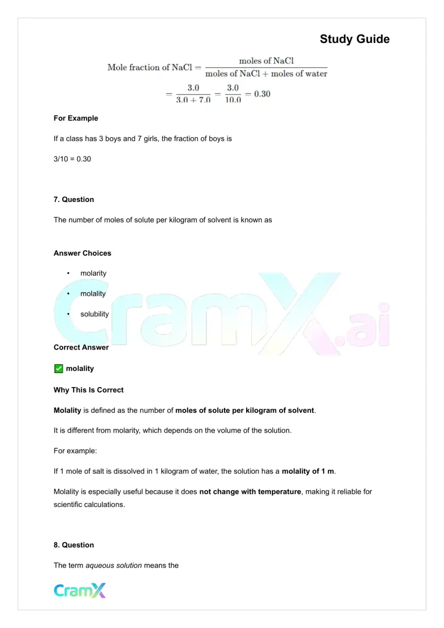 Chemistry - Solutions, page 10