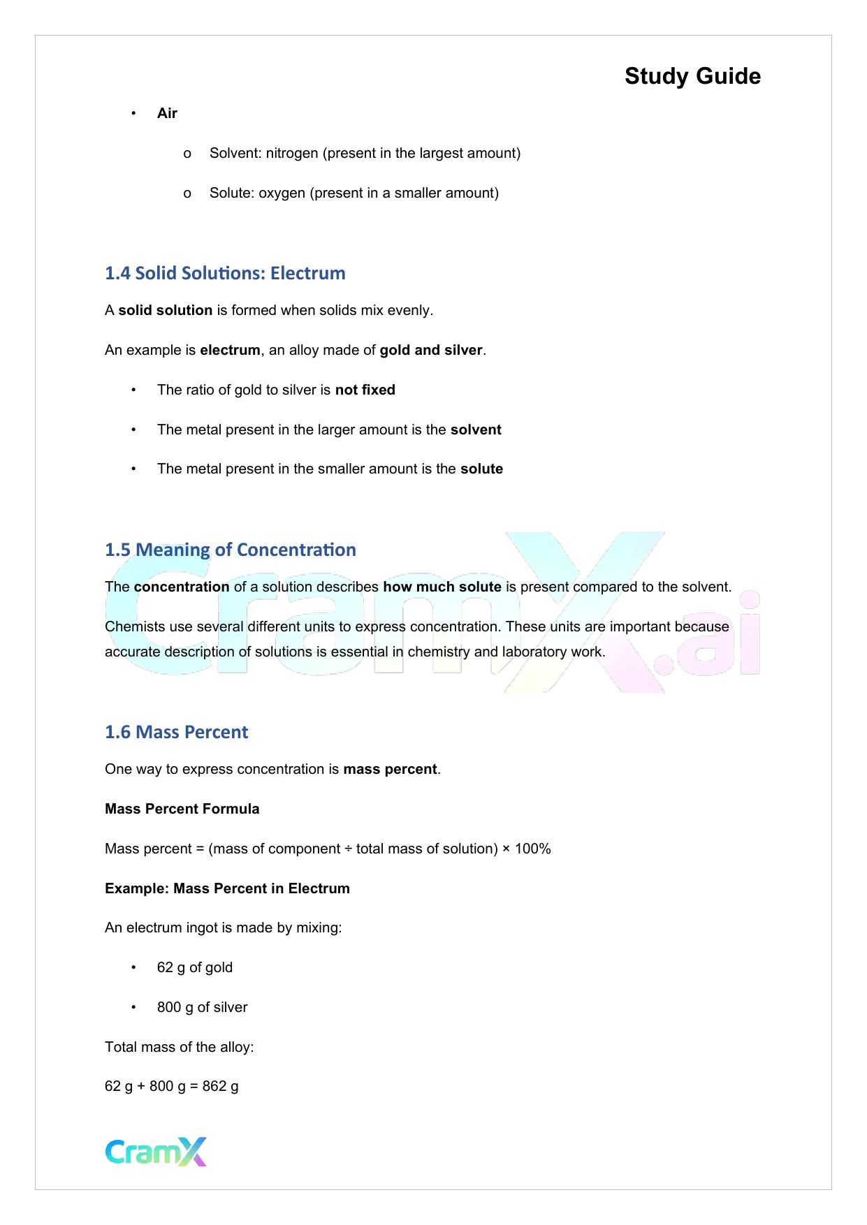 Chemistry - Solutions - Page 2 preview image