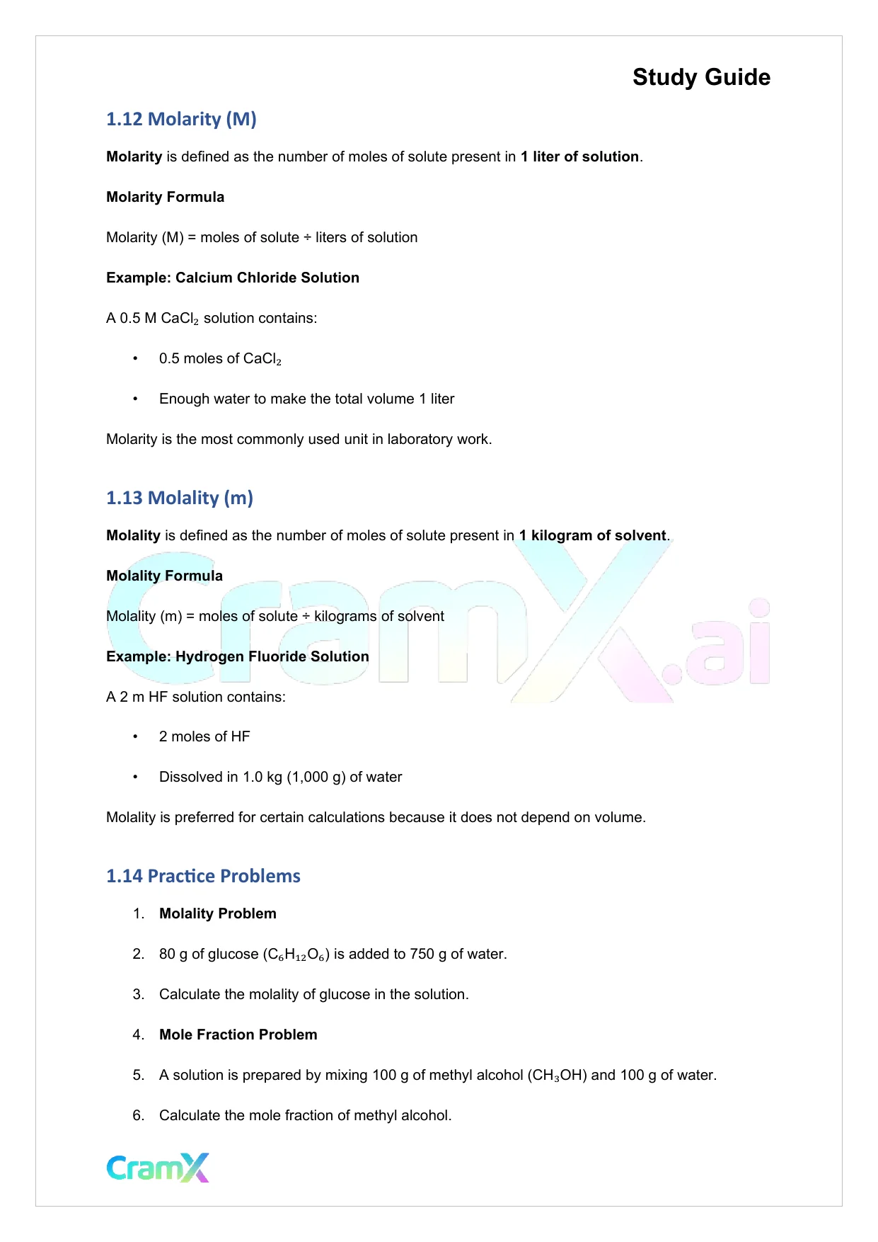 Chemistry - Solutions - Page 5 preview image