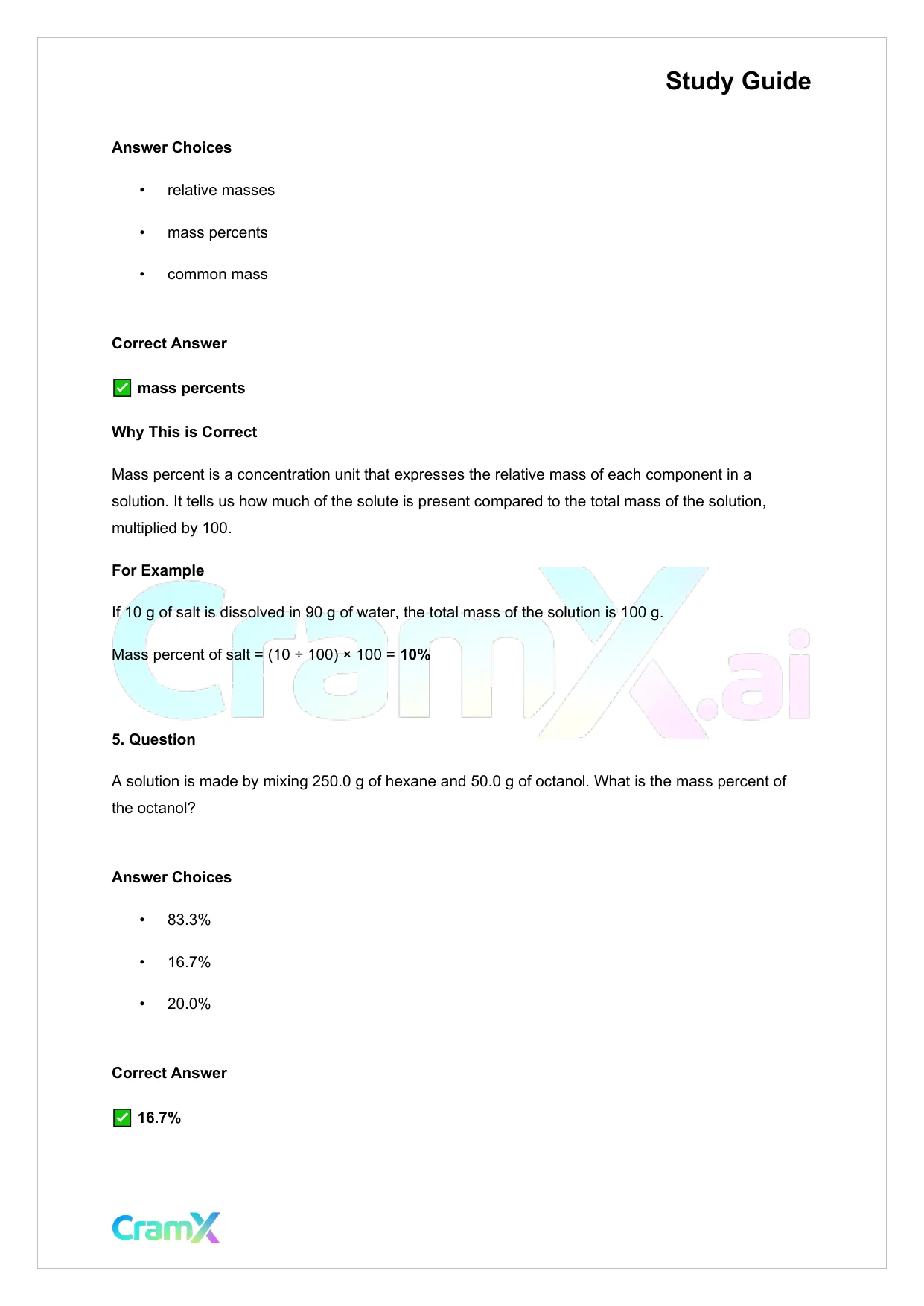 Chemistry - Solutions - Page 8 preview image