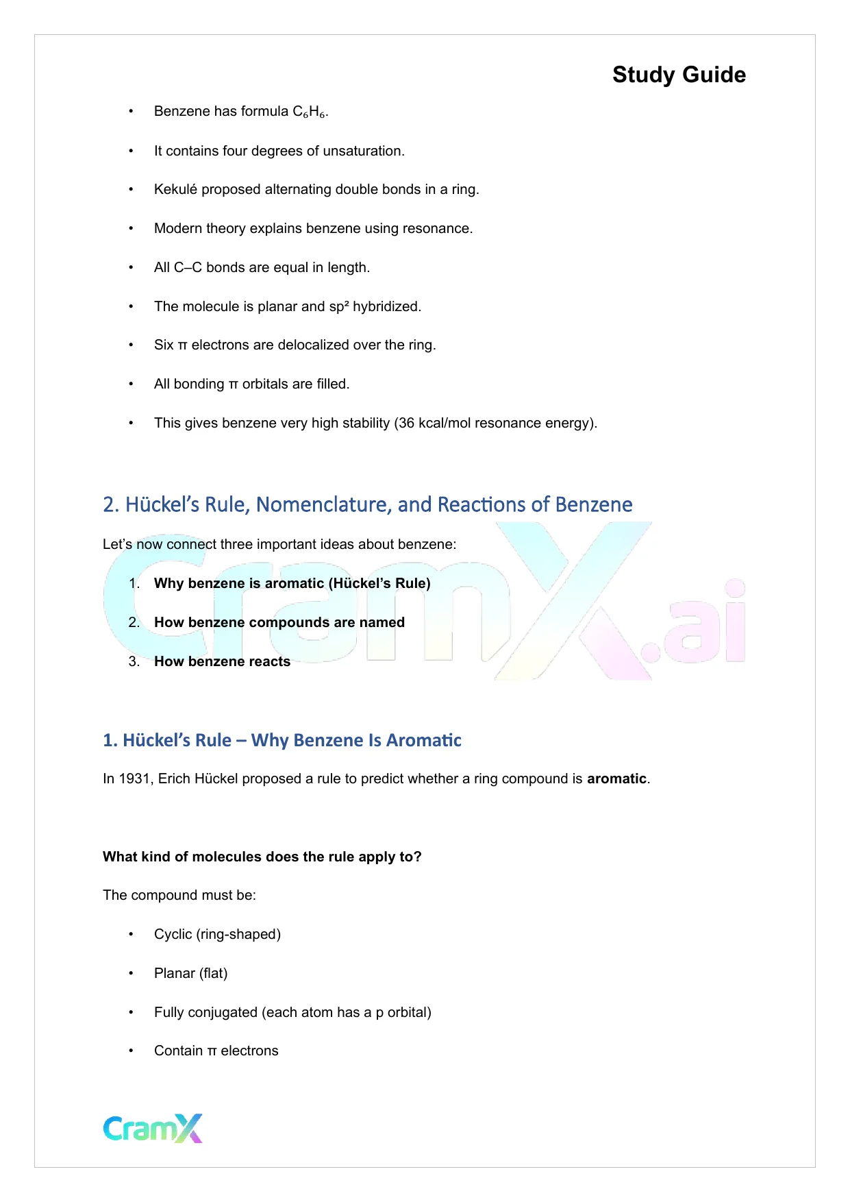 Organic Chemistry II - Aromatic Compounds - Page 8 preview image