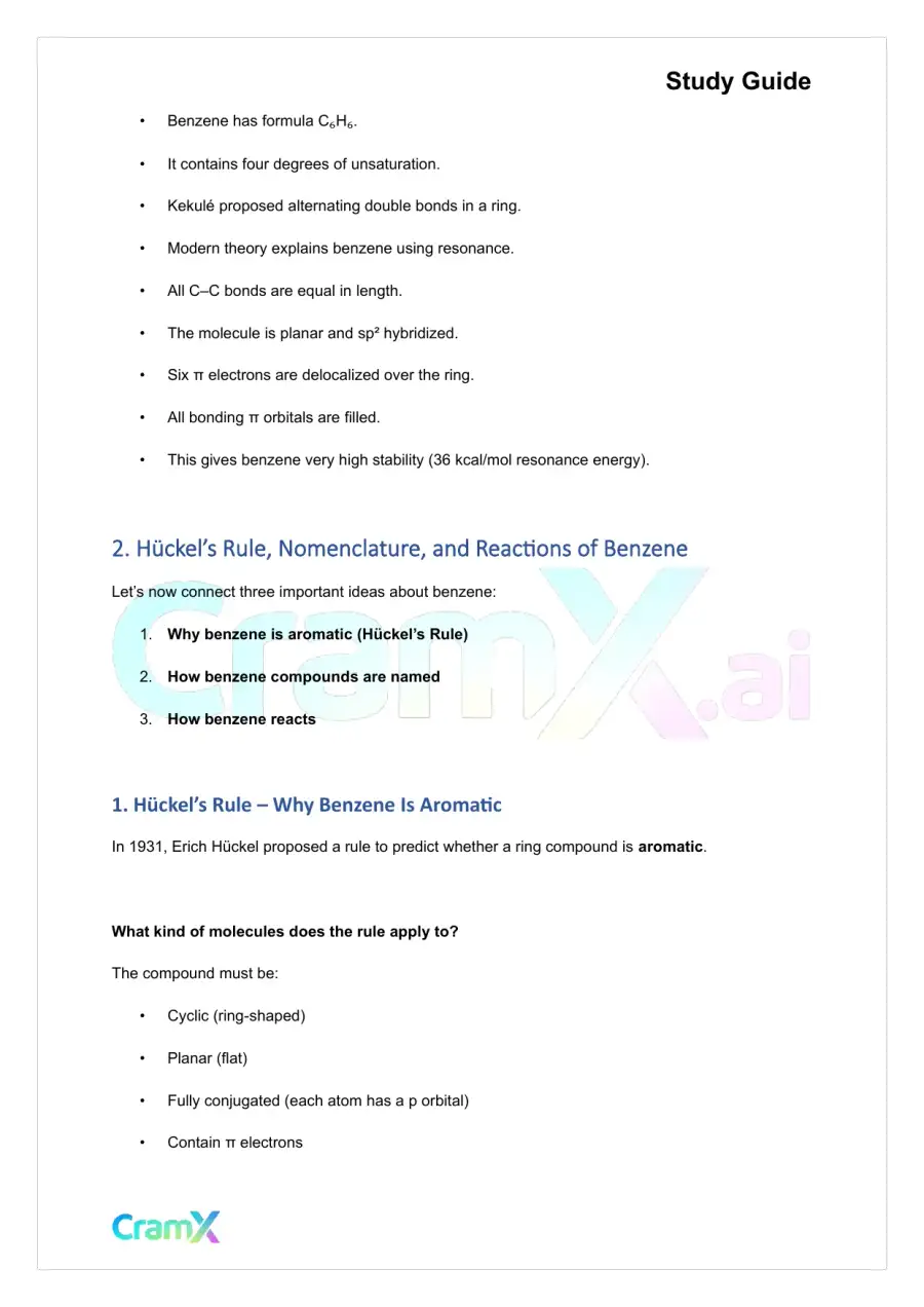 Organic Chemistry II - Aromatic Compounds, page 8
