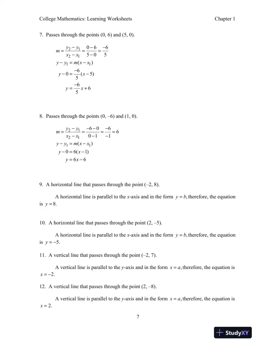Solution Manual for College Mathematics for Business, Economics, Life Sciences, and Social Sciences, 14th Edition, page 10