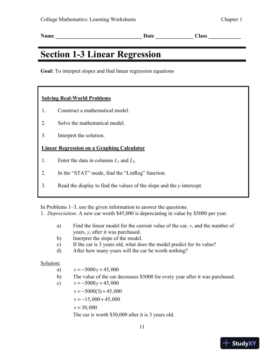 Solution Manual for College Mathematics for Business, Economics, Life Sciences, and Social Sciences, 14th Edition, page 14
