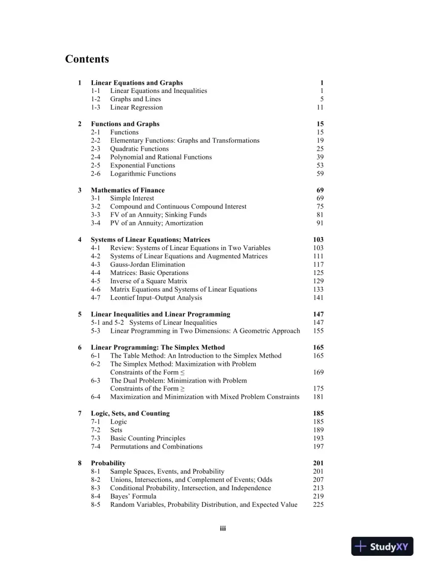 Solution Manual for College Mathematics for Business, Economics, Life Sciences, and Social Sciences, 14th Edition, page 3
