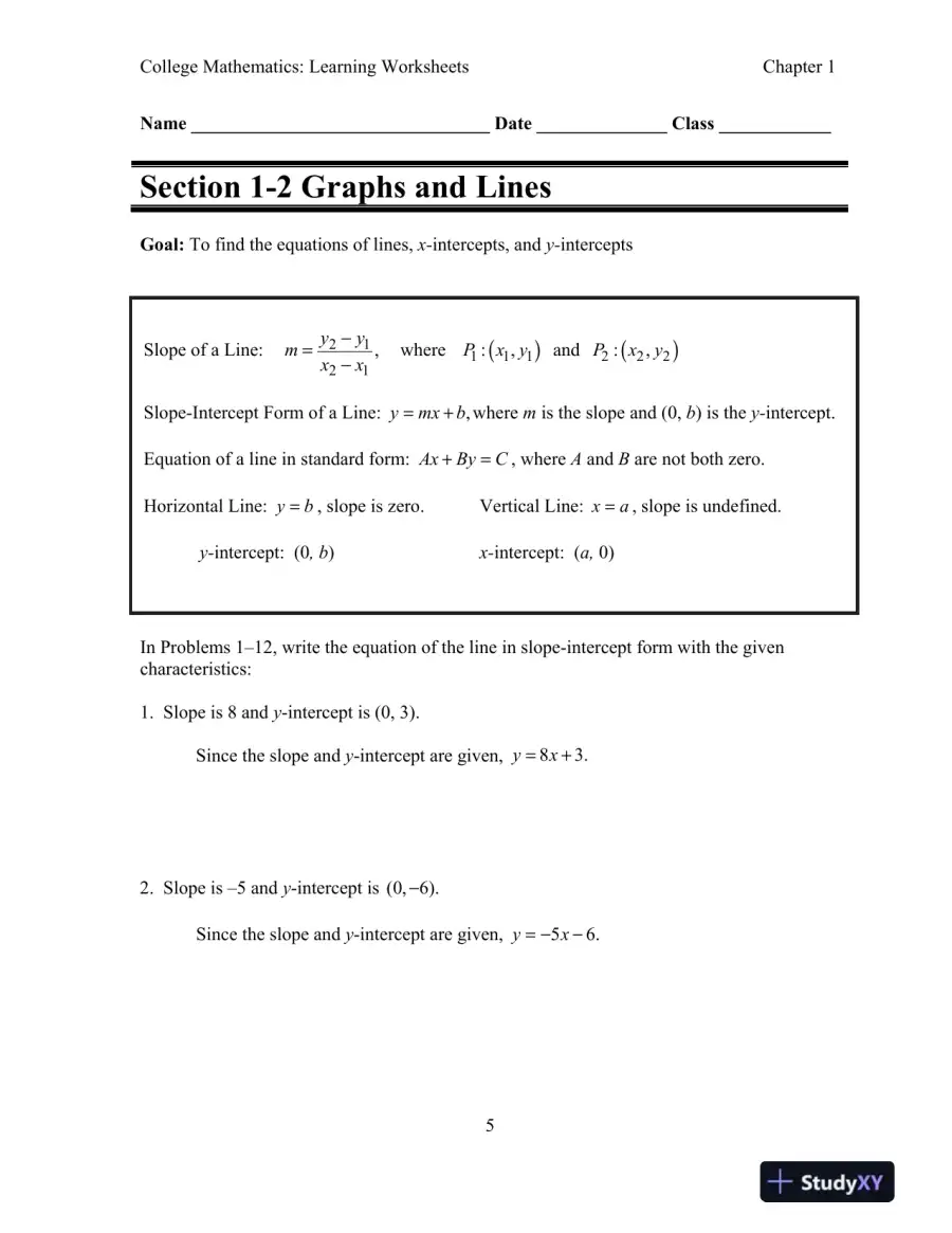 Solution Manual for College Mathematics for Business, Economics, Life Sciences, and Social Sciences, 14th Edition, page 8