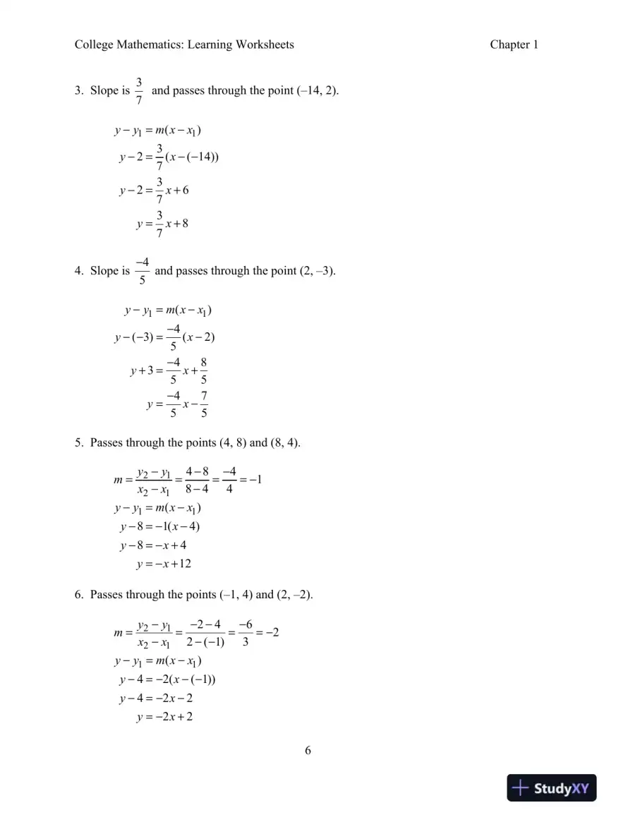 Solution Manual for College Mathematics for Business, Economics, Life Sciences, and Social Sciences, 14th Edition, page 9