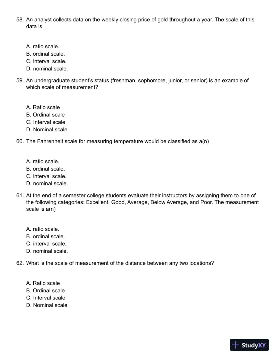 Business Statistics: Communicating with Numbers 2nd Edition Test Bank, page 10