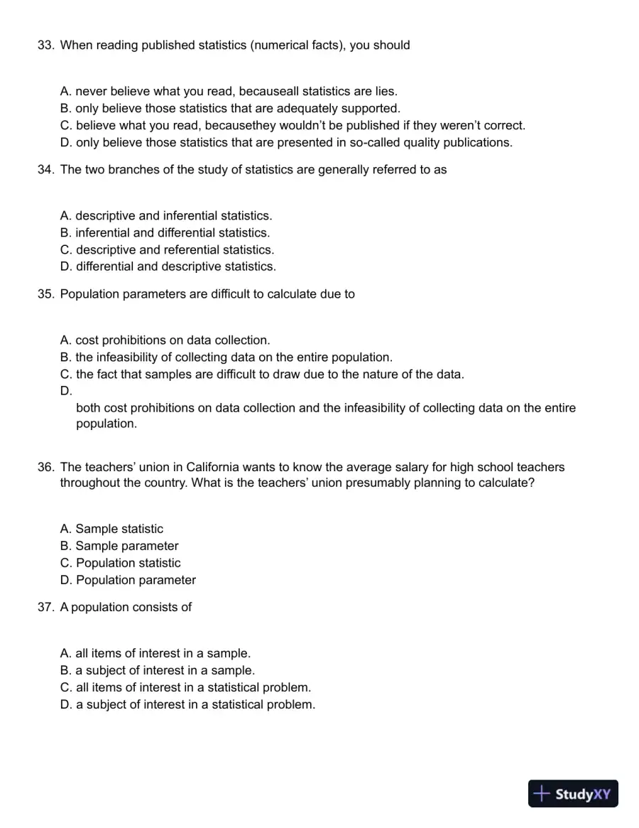 Business Statistics: Communicating with Numbers 2nd Edition Test Bank, page 5