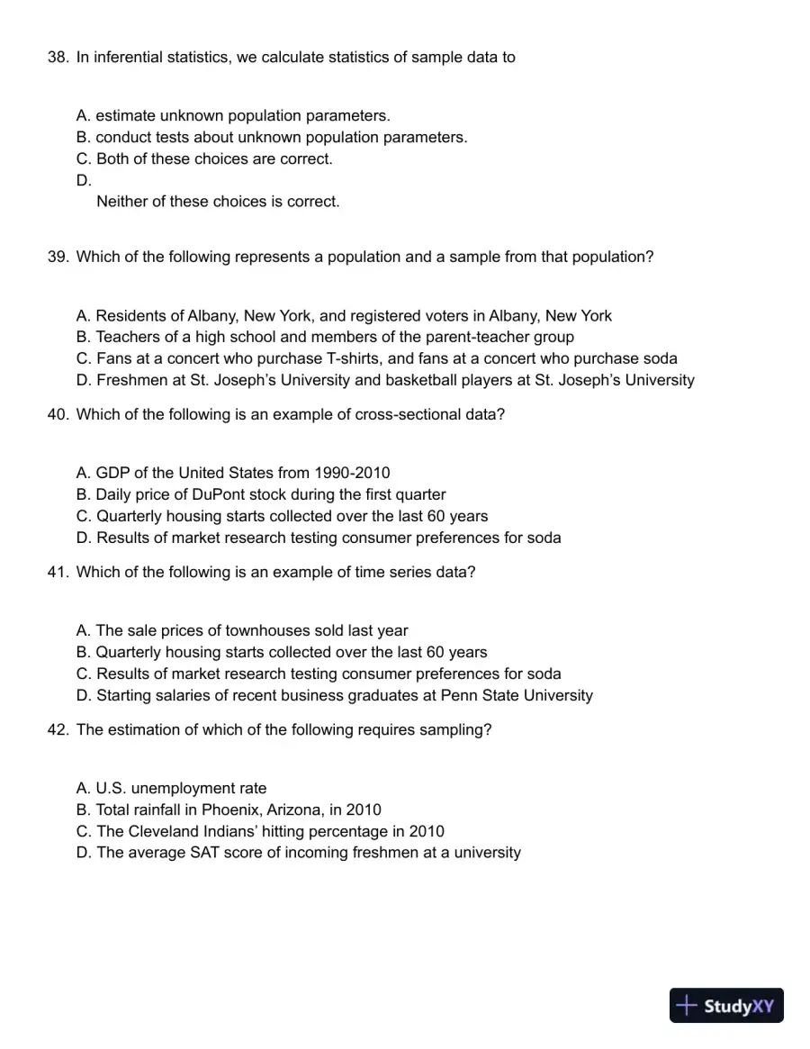 Business Statistics: Communicating with Numbers 2nd Edition Test Bank, page 6