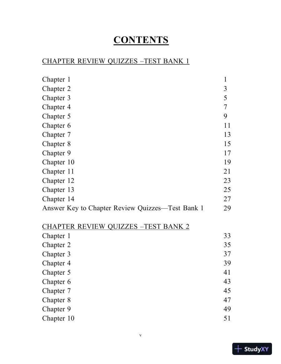 Test Bank for College Reading and Study Skills, 14th Edition, page 3