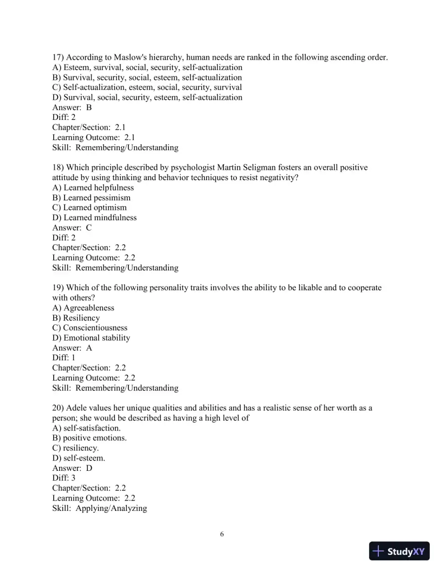 Test Bank for Access To Health, 15th Edition, page 31