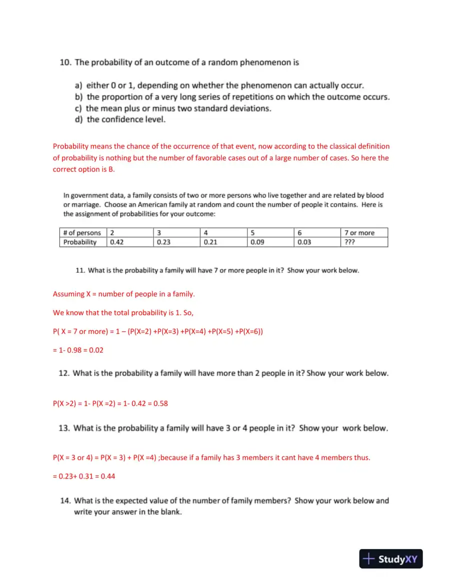 Practice Exam: Statistical Analysis, Financial Management, and Accounting Concepts, page 4