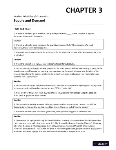 Solution Manual For Modern Principles: Microeconomics, 4th Edition - Page 15 preview image