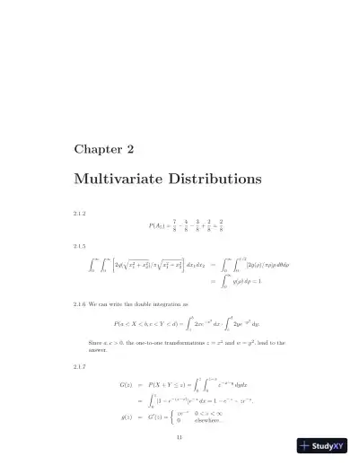 Solution Manual for Introduction to Mathematical Statistics, 8th Edition - Page 14 preview image