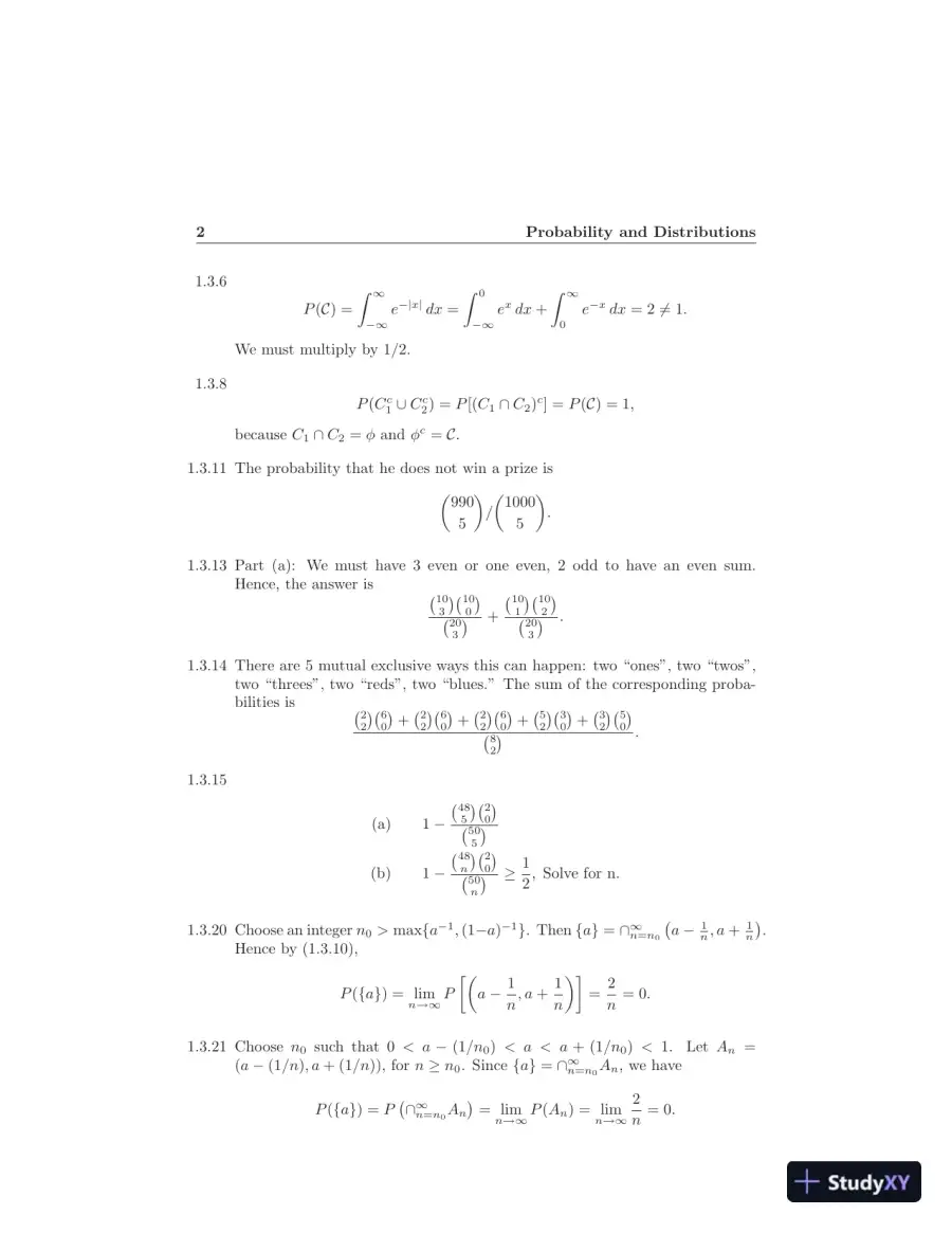 Solution Manual for Introduction to Mathematical Statistics, 8th Edition, page 5