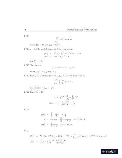 Solution Manual for Introduction to Mathematical Statistics, 8th Edition - Page 9 preview image