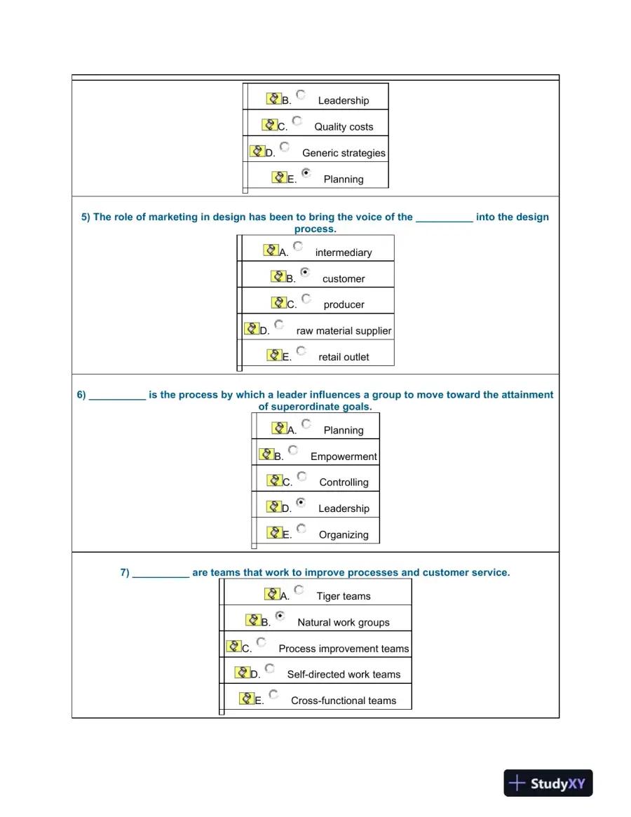 Quality Management and Strategic Planning: A Comprehensive Overview, page 3