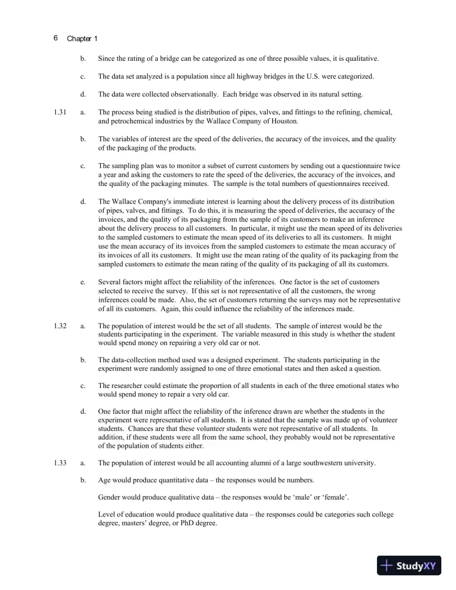 Statistics for Business and Economics , 13th Edition Solution Manual, page 10
