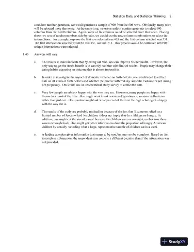 Statistics for Business and Economics , 13th Edition Solution Manual - Page 13 preview image