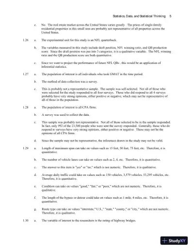 Statistics for Business and Economics , 13th Edition Solution Manual - Page 9 preview image