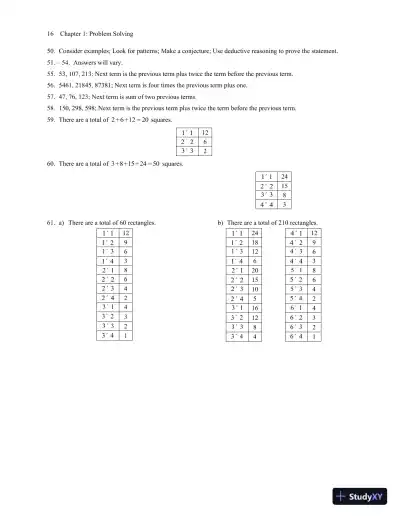 Solution Manual for Mathematics All Around, 6th Edition - Page 21 preview image