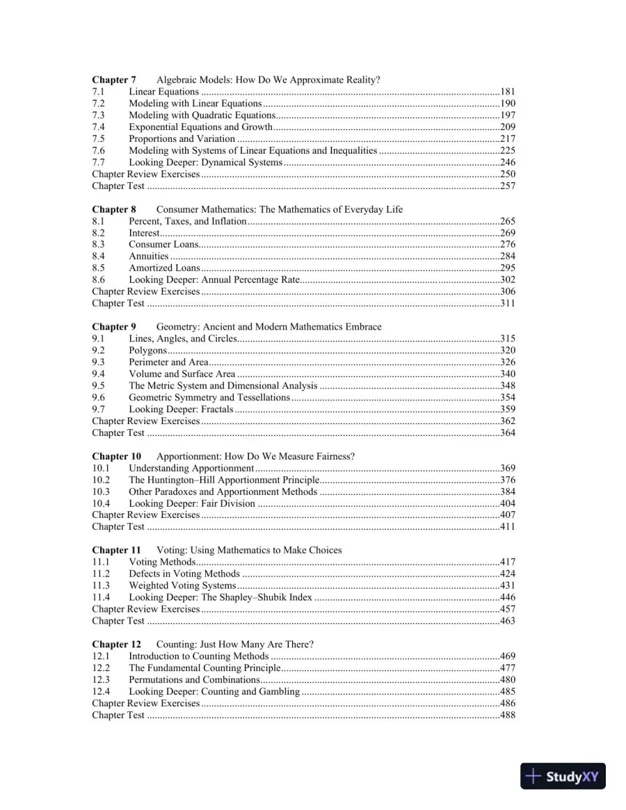 Solution Manual for Mathematics All Around, 6th Edition, page 4