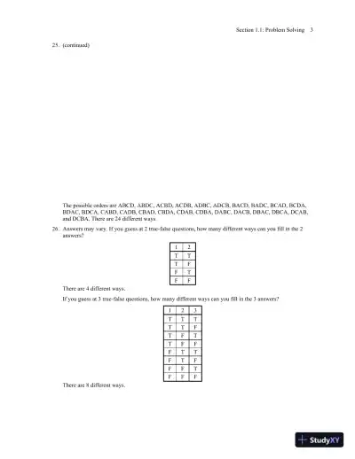 Solution Manual for Mathematics All Around, 6th Edition - Page 8 preview image