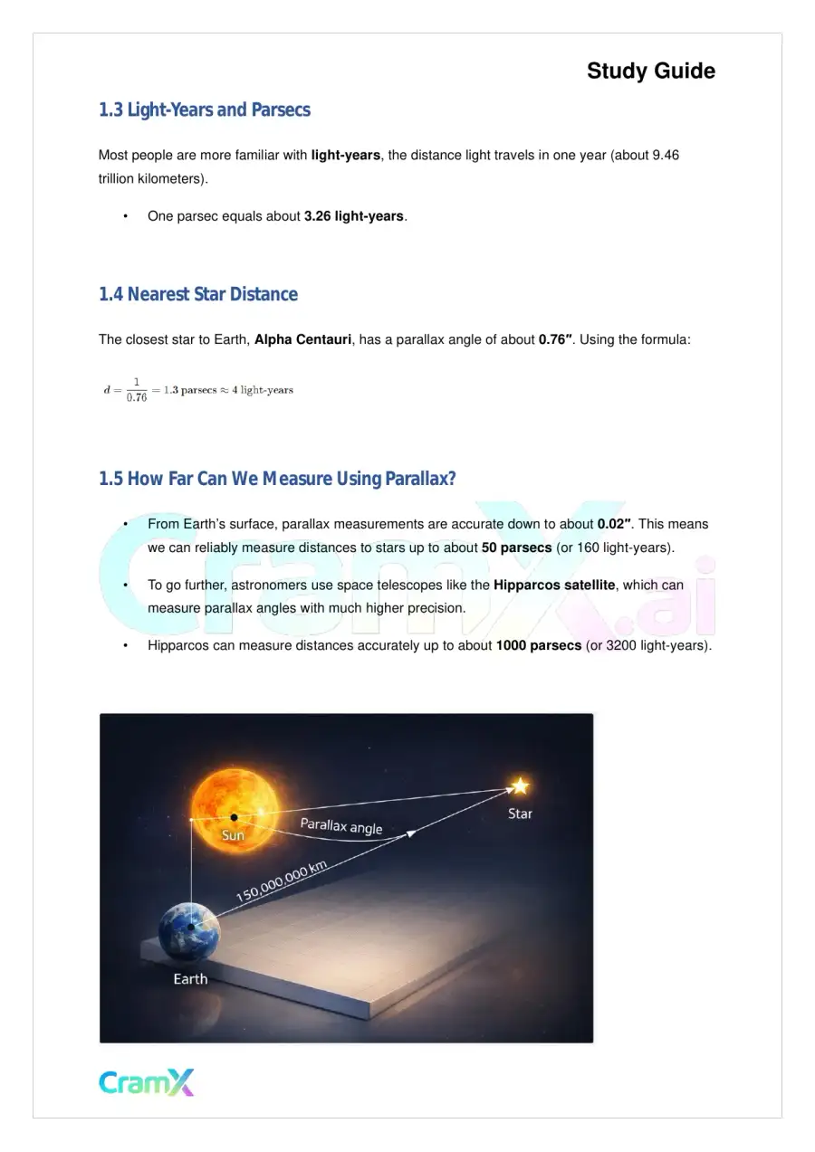 Astronomy - Observational Properties of Stars, page 2