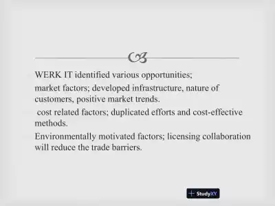 Global Strategic Marketing Plan For Werk It Sportswear - Page 4 preview image