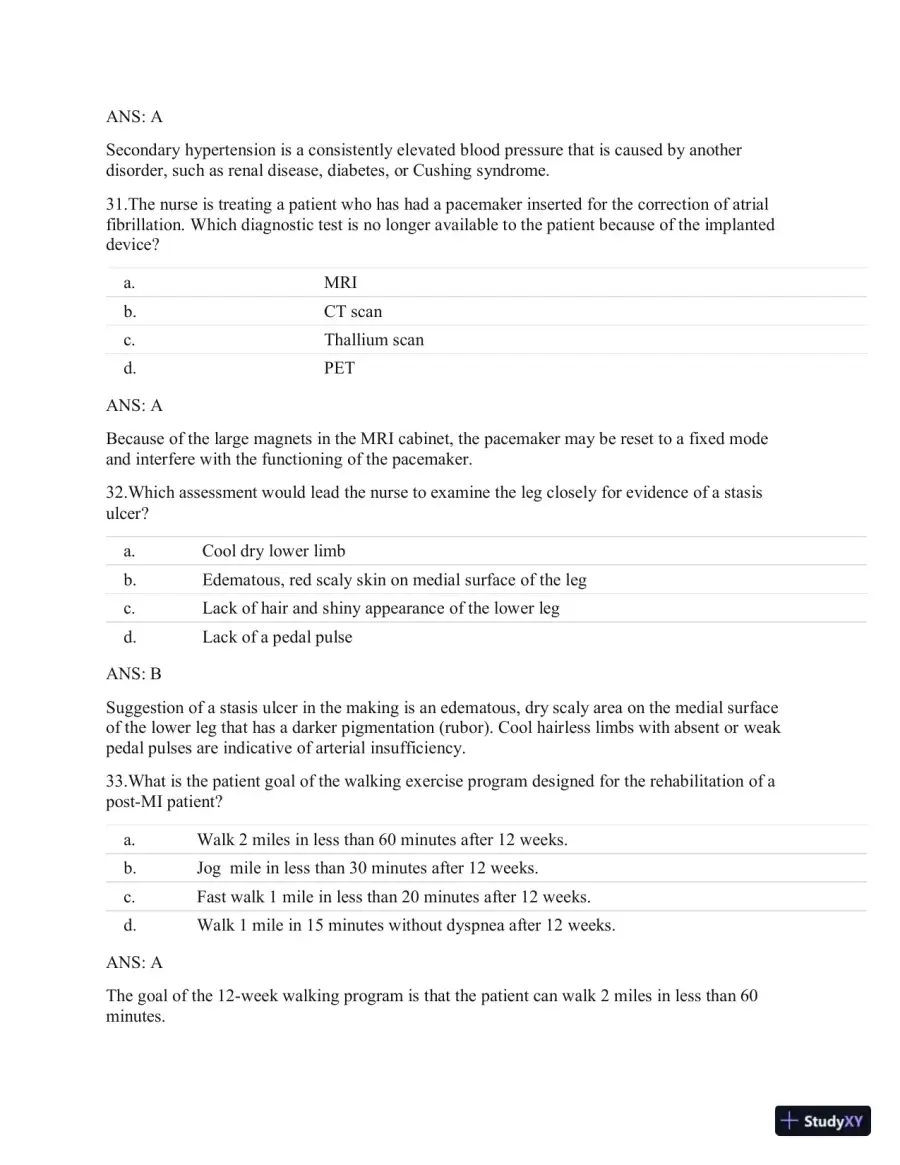 Test Bank For Clinical Gudelines In Primary Care, 3rd Edition, page 11