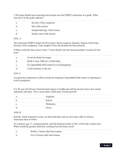Test Bank For Clinical Gudelines In Primary Care, 3rd Edition - Page 16 preview image