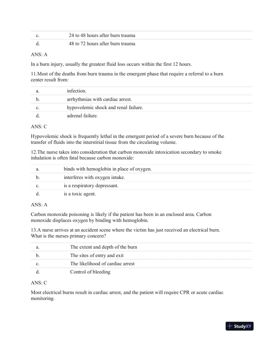Test Bank For Clinical Gudelines In Primary Care, 3rd Edition, page 17