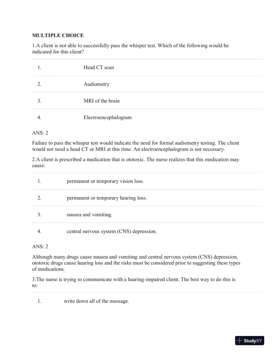 Test Bank For Clinical Gudelines In Primary Care, 3rd Edition, page 25
