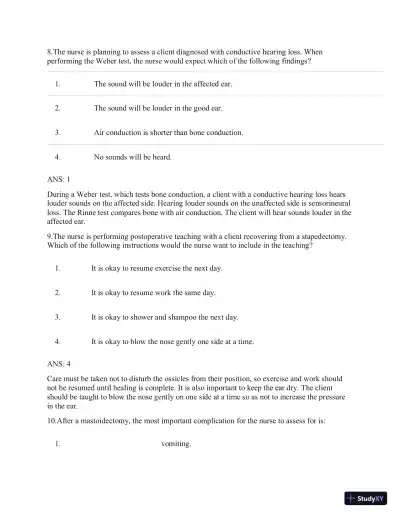 Test Bank For Clinical Gudelines In Primary Care, 3rd Edition - Page 28 preview image