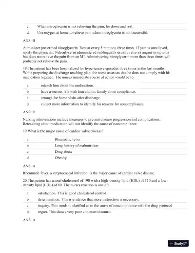 Test Bank For Clinical Gudelines In Primary Care, 3rd Edition - Page 7 preview image